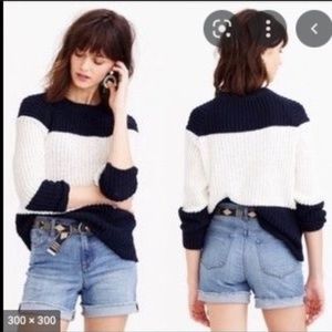 J. Crew High Waisted Denim Shorts